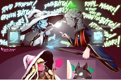 Bimbo Ranni and Beastwoman Sellen