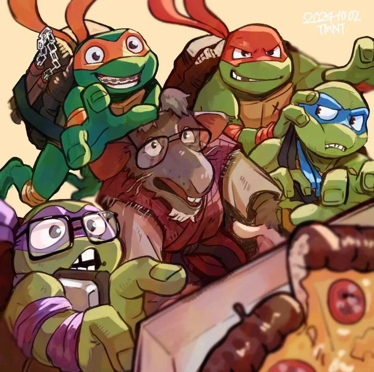 Teenage Mutant Ninja Turtles - Their feral pet, Learning to collide