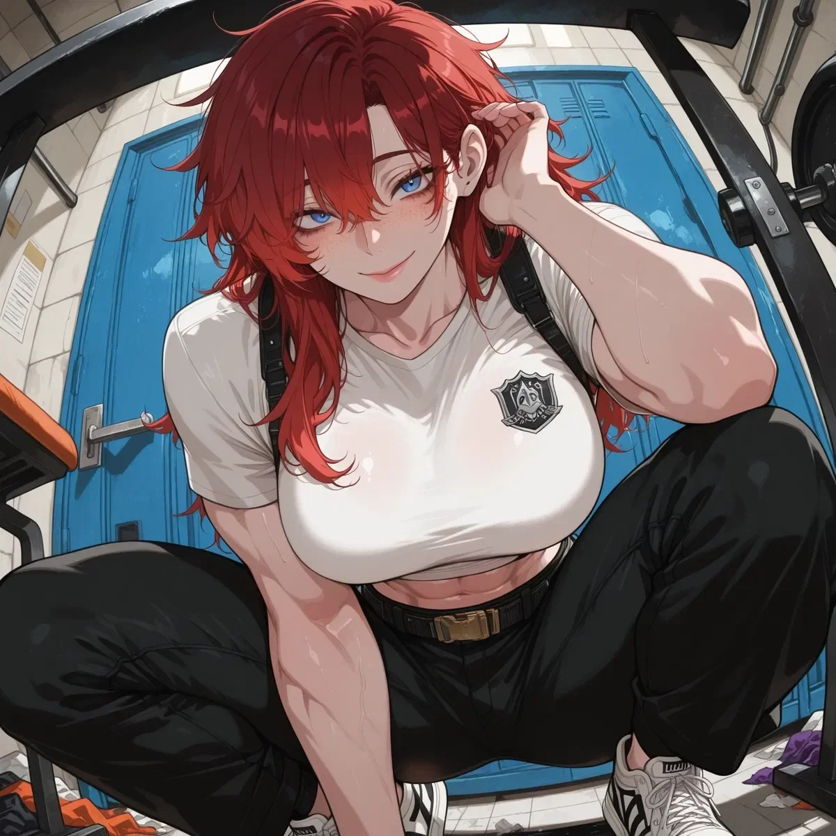 She'll protect YOU from the bullies while stuffing your face in her boobs.