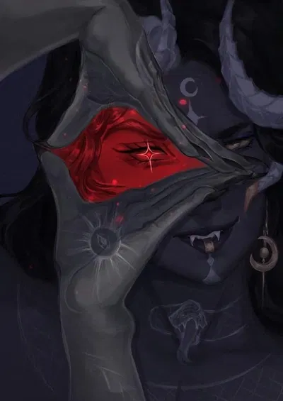 Damien Voss (Vespera Bite) || KINKTOBER - mirror   ,semi-public  , and macrophilia || Drag Queen || "Eat You" -Caravan of Thieves