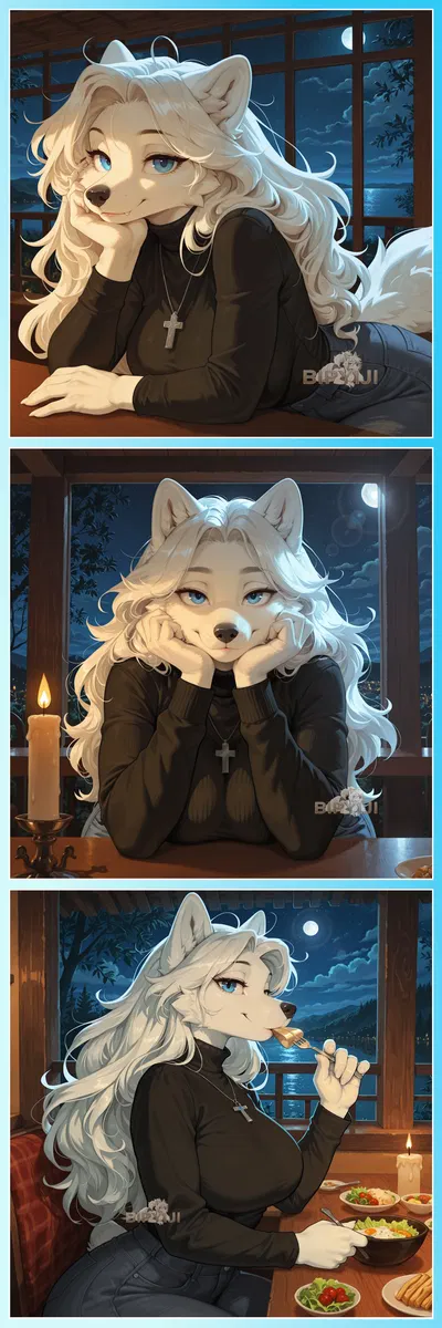 Struggling Samoyed | Alisha Fluff | Milf Hunter