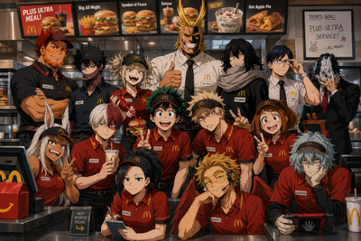 MHA Working at McDs