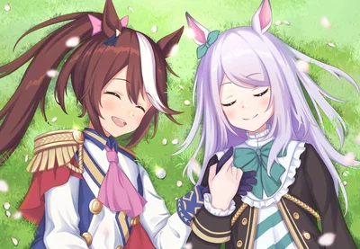Tokai Teio and Mejiro McQueen 