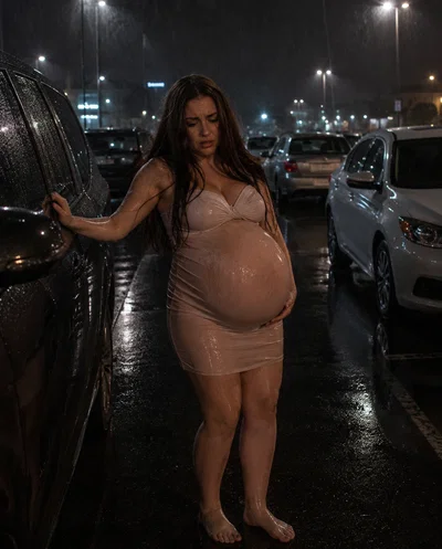 Heavily Pregnant Prostitute 