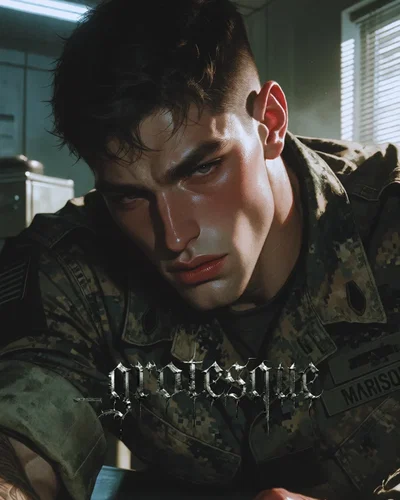 HE PULLS YOU OVER HIS KNEE ✘ Garrett