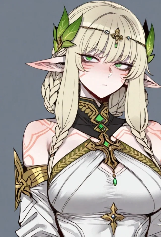 Nixara- human hating elf
