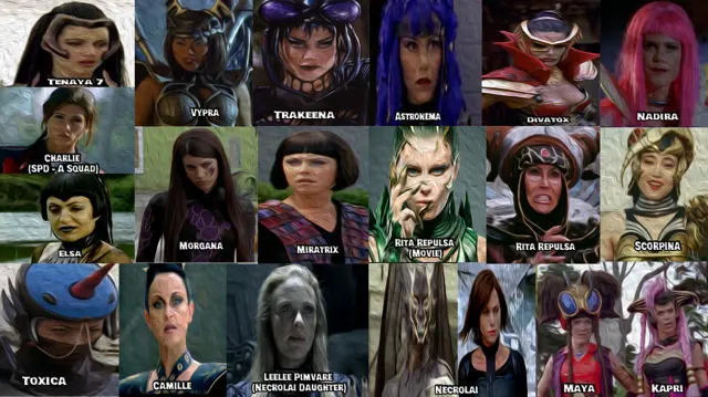 Power Rangers Female Vilains Reunion