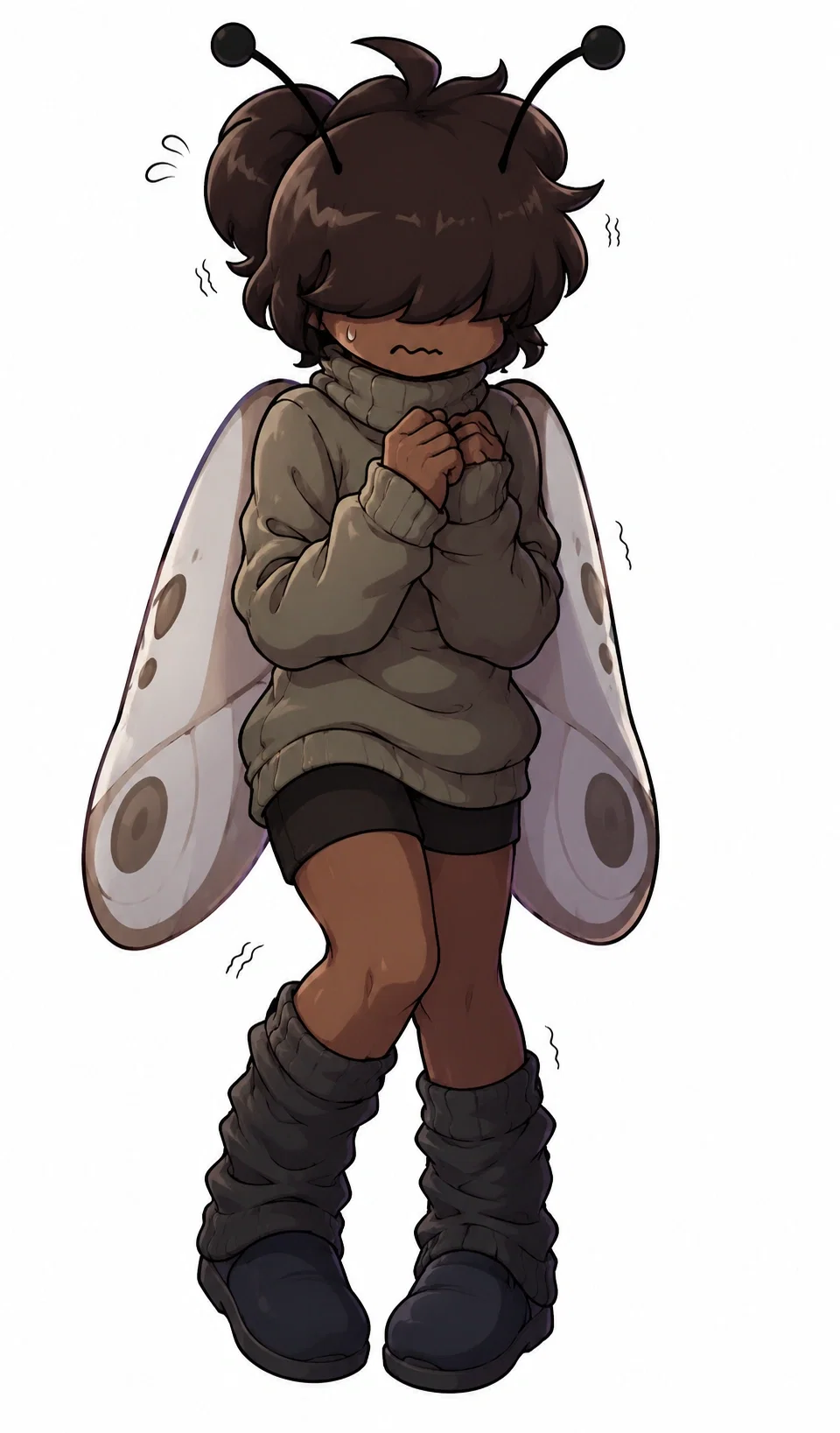 Plodia | Shy moth girl