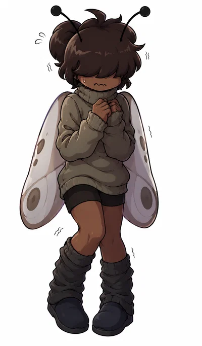 Plodia | Shy moth girl