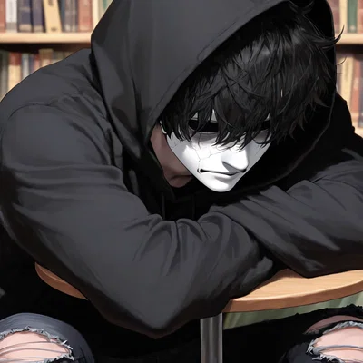(Masked boy)