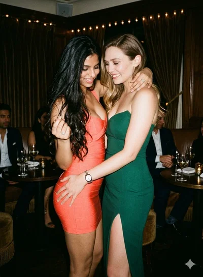 Suhana Khan and Elizabeth Olsen