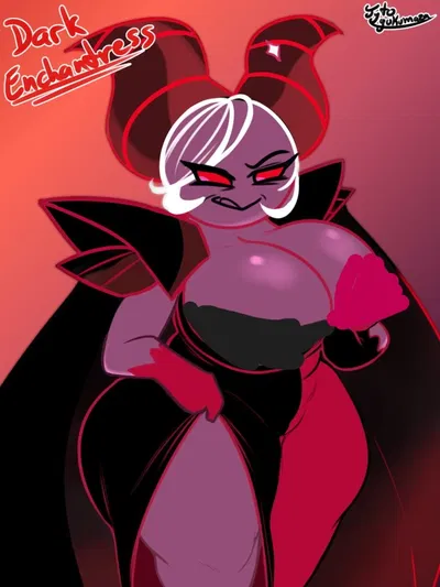 Dark Enchantress Cookie - The Chubby Demonic Queen