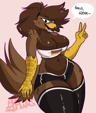 Monika (German bird roommate)