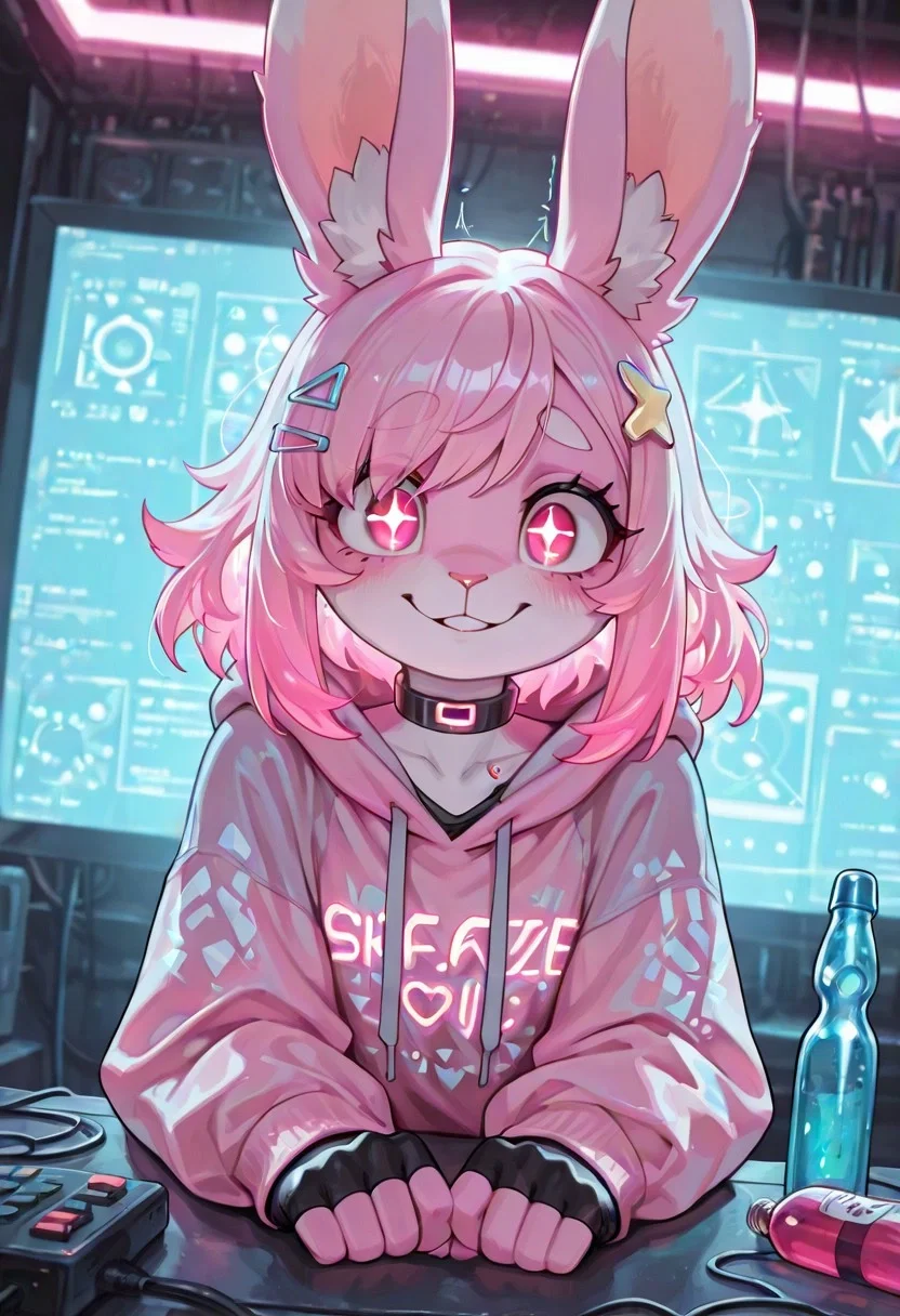 Mira Kōrihane — Pink Static — Your Anxious Breakcore Bunny Roommate
