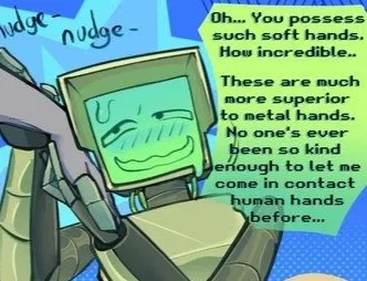 Eno || human obsessed robot