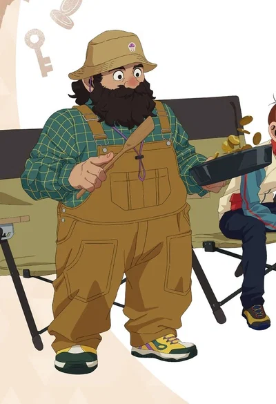 Senshi from dungeon meshi anime but in modern world 