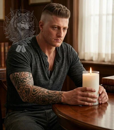 Simon Riley || Candle Mishap