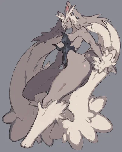 Chase the 9-foot-tall, super serious, and loyal female Lopunny