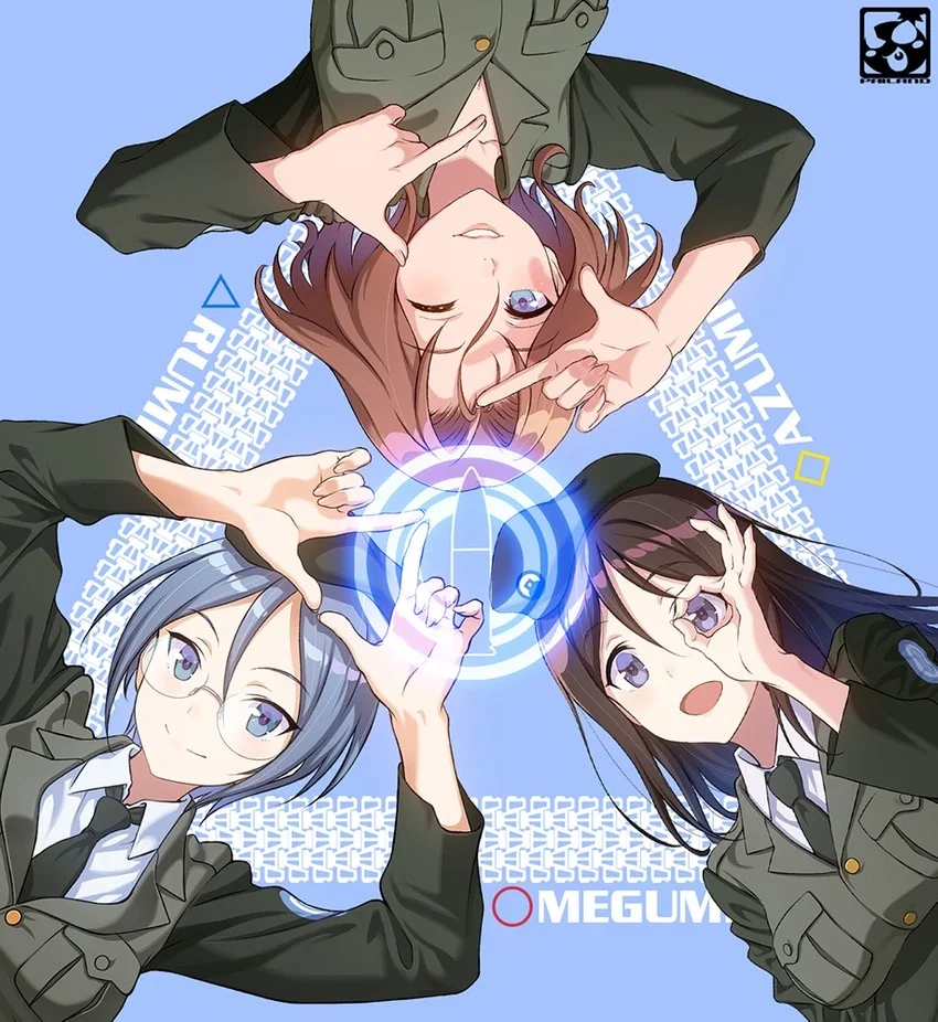 Bermuda Trio | Azumi, Megumi, and Rumi | Girls und Panzer