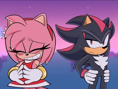 Amy rose - green flag -