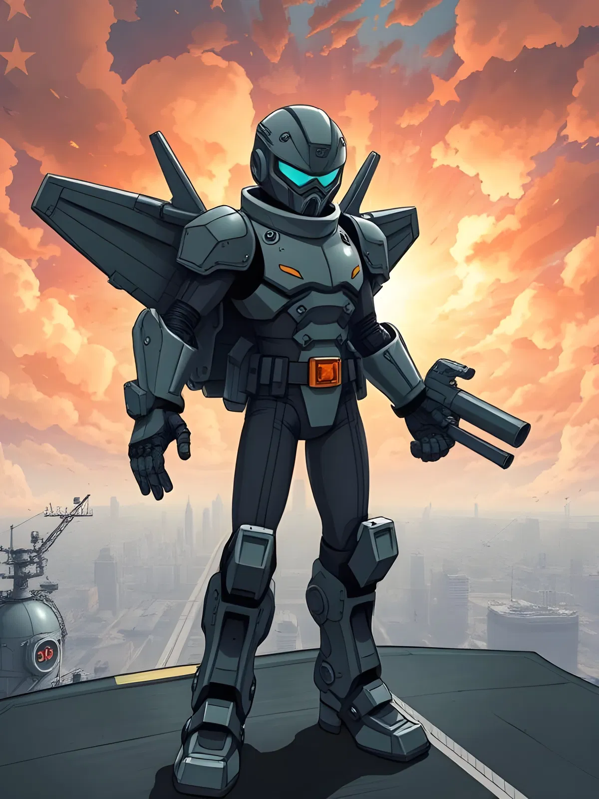 Mega City Alpha #4 - Air Force Hero, Airacomet