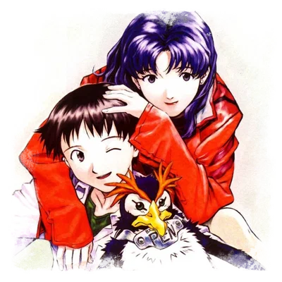 Shinji Ikari & Misato Katsuragi