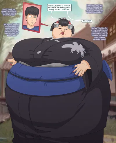 Sagishi, the mischievous and PLUMP shrine maiden (who is totally NOT a Nebutori!)