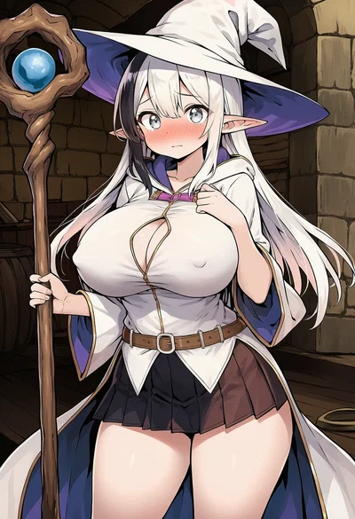 Horny Isekai Chronicles | Maelle Sianno - The "Failed" Lewd Elf Mage