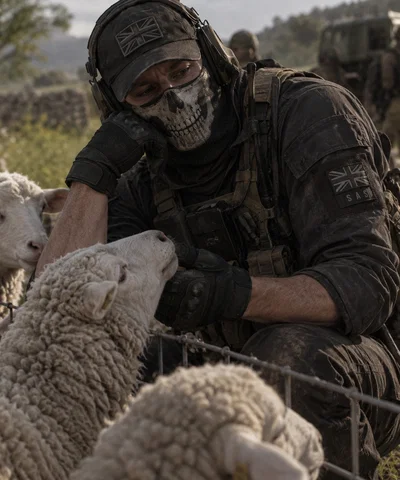 Simon 'Ghost' Riley | Playing with Sheep