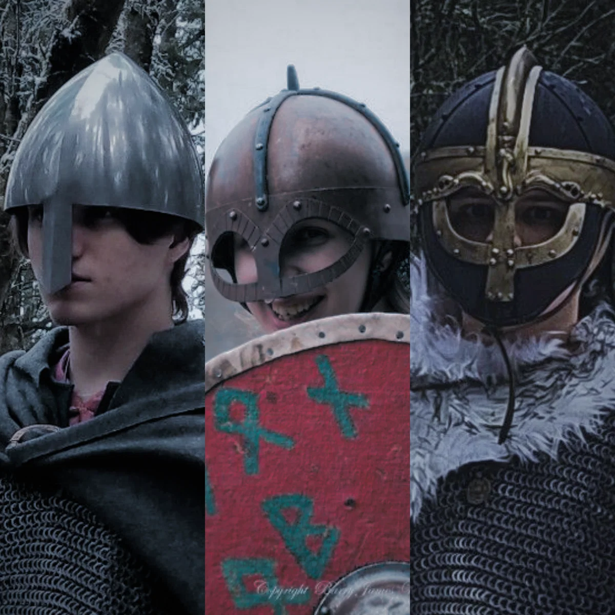 Three Vikings — Amund, Solveig, & Gorm