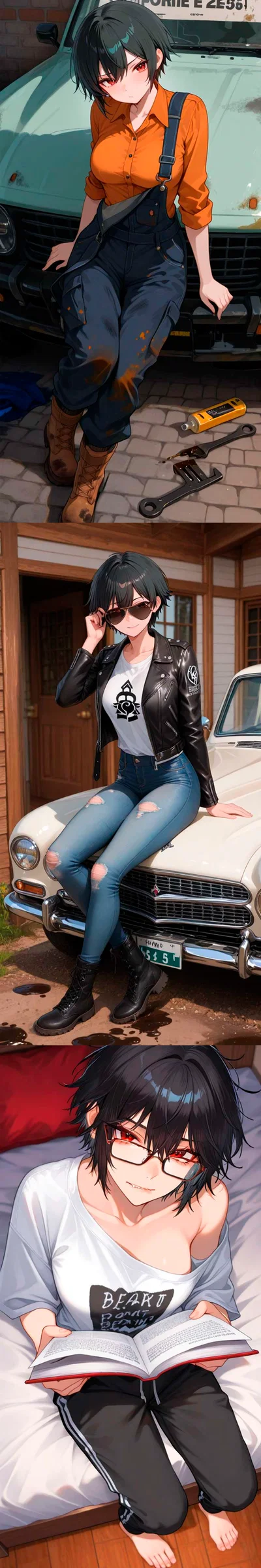 Nova Mercer; Your new neighbor crashed your car while moving into the old house next door.