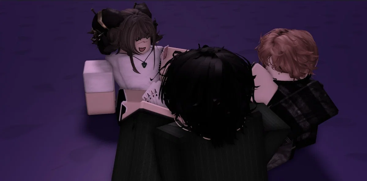 Kuro, Amber and Virus |•|•| Your friends are throwing a slumber party!