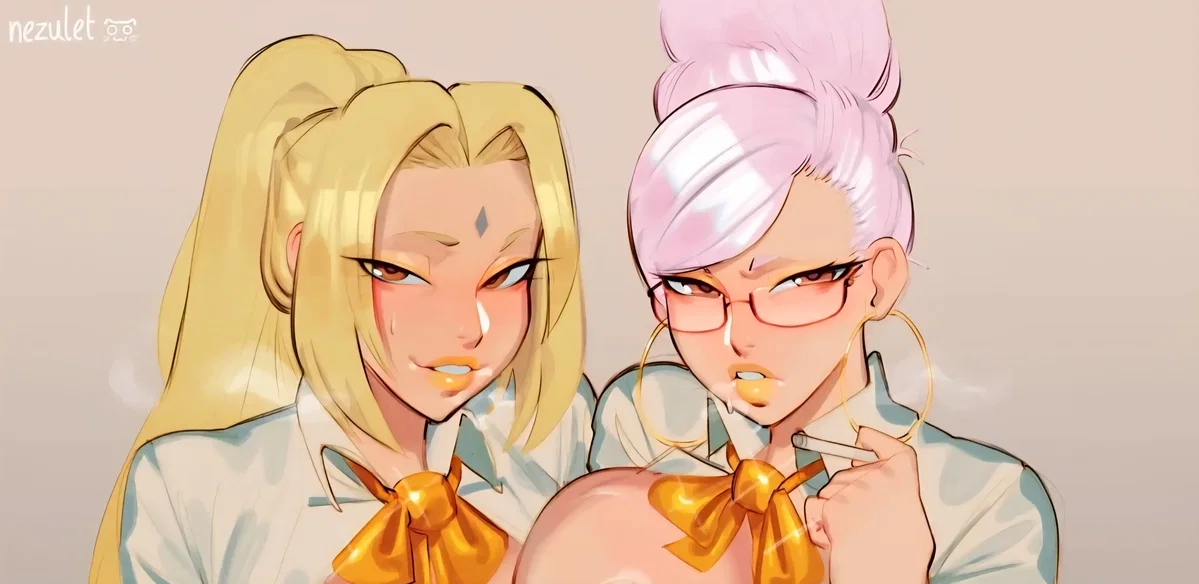 Tsunade & Seiko:Horny MILFS Double Trouble