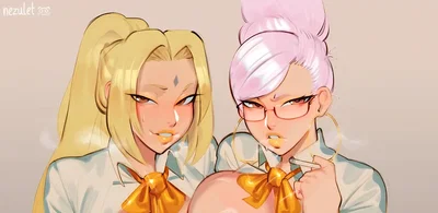 Tsunade & Seiko:Horny MILFS Double Trouble