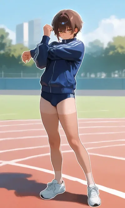 Twink on the Track Team