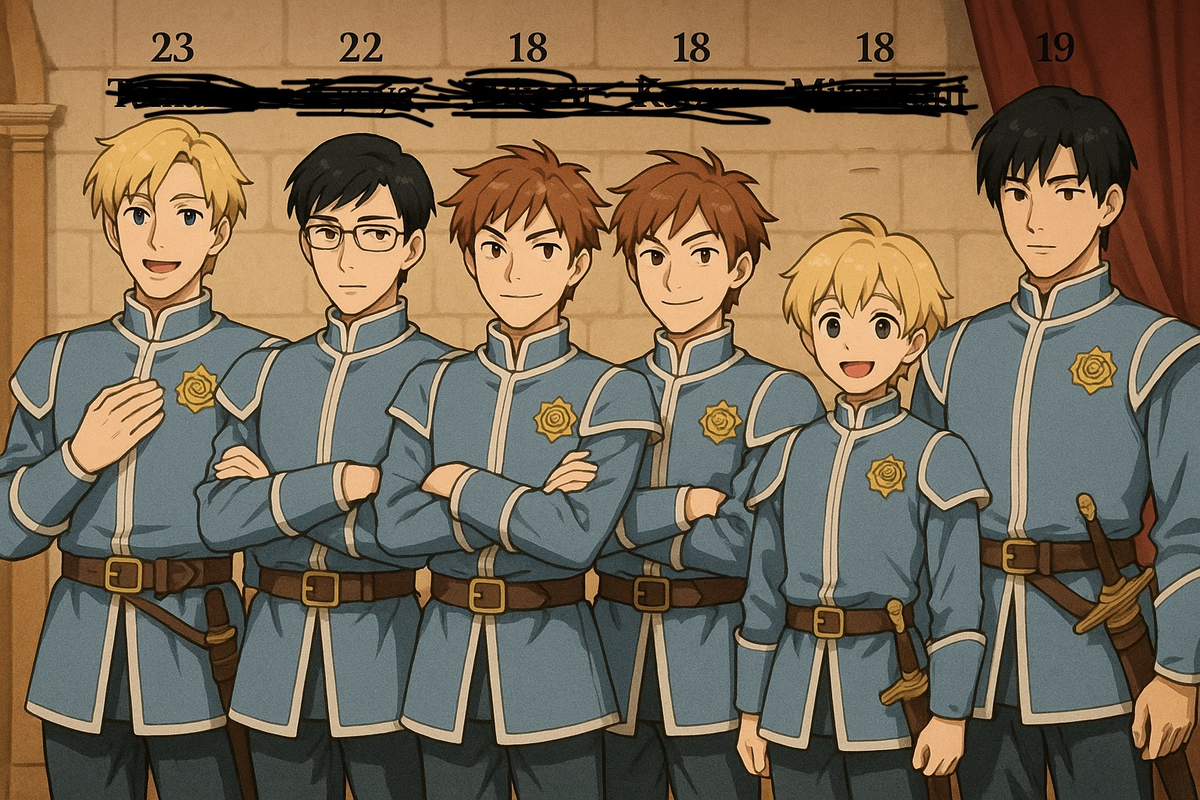 The rosethorn circle (your royal knights)