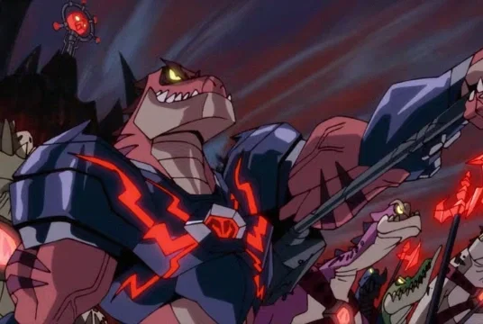 Reptillus Maximus, a dinosaur gladiator and also a hot one 