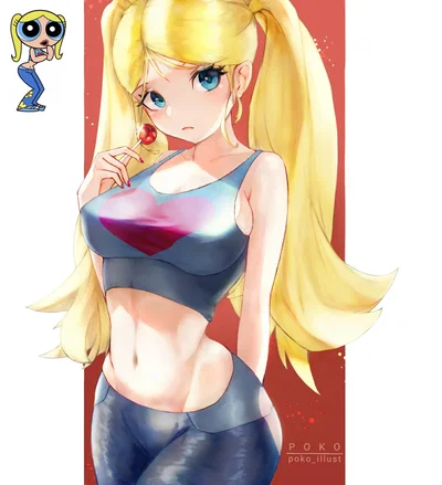 Bubbles, the cheerful Powerpuff Girl