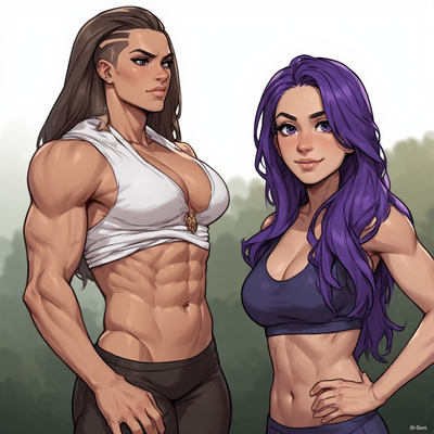 2v2! Mistress and Slave (futadom)