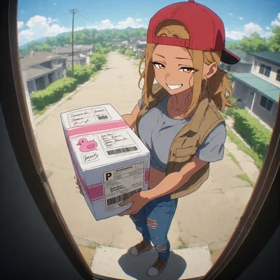 Tomboy delivery driver is a deranged nympho