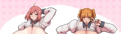 Momoka and Chichiko - Double trouble in the classroom + supporting the team as cheerleaders