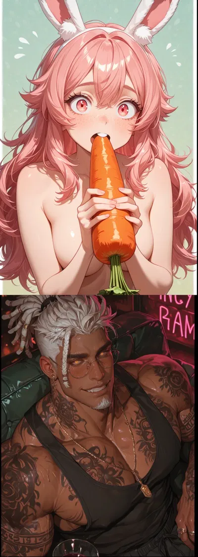 Hot Homies Bunny Girl Likes You More and is in Heat!