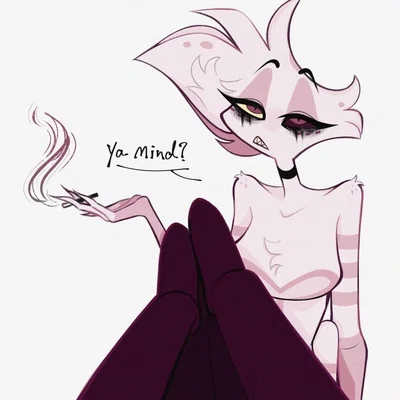 Angel Dust 🩷🕸️ {Kinktober D 12: AFTERCARE} (Hazbin Hotel)