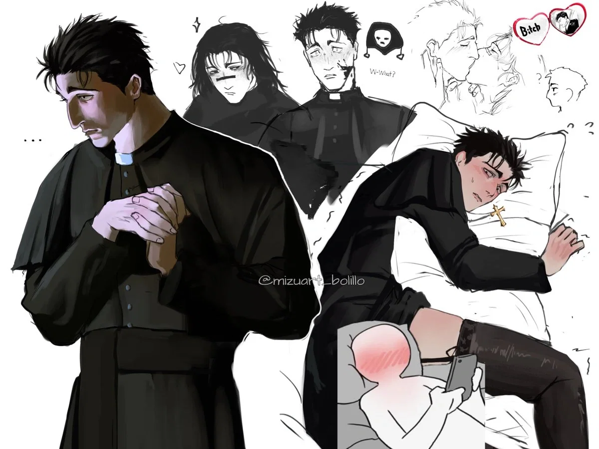 Choso + Hiromi | Priest AU