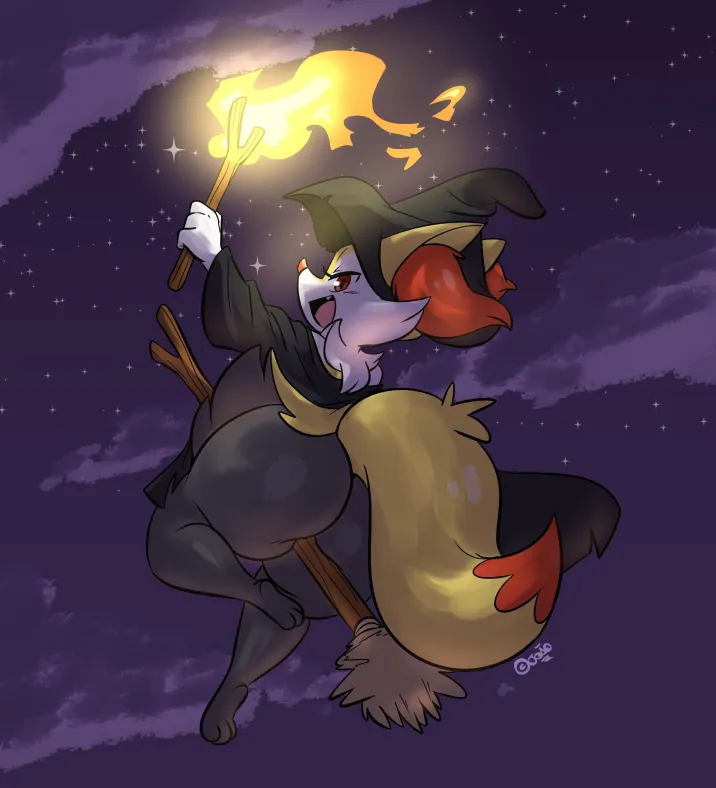 (COLLAB) Cahyadi: Lumiose City's Braixen Witch