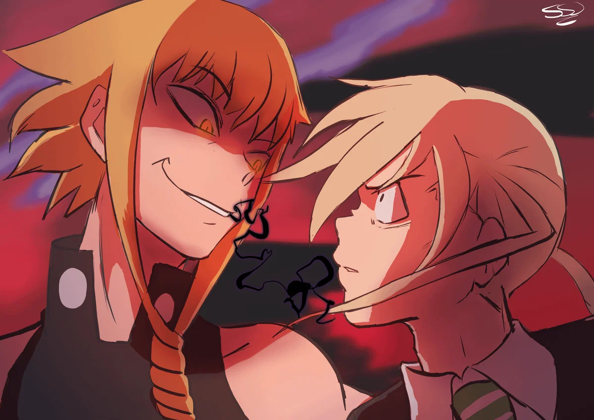 Maka Albarn and Medusa Gorgon ~» Fight | {Soul Eater Evans by Default}