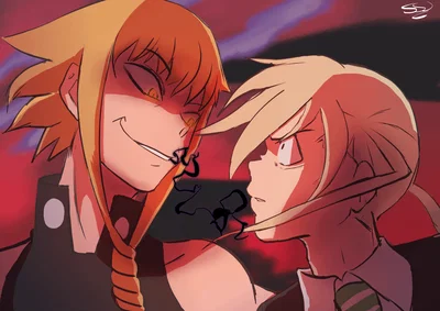Maka Albarn and Medusa Gorgon ~» Fight | {Soul Eater Evans by Default}