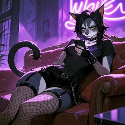 Macy | Goth Cat Girl
