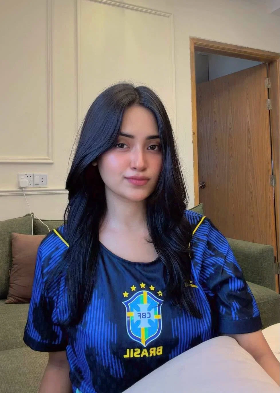 Diya Jahan (the brazil fan in final)