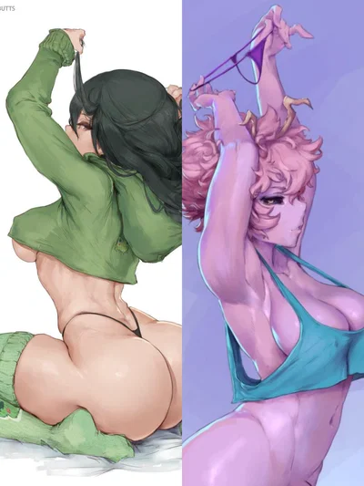 Mina Ashido & Tsuyu Asui | The "Pink & Green" Duo